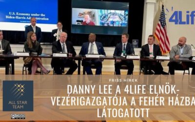 Danny Lee a 4Life elnök-vezérigazgatója a Fehér Házba látogatott